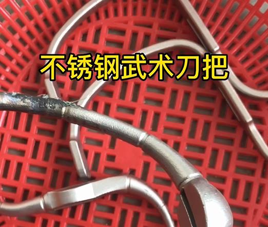 不銹鋼武術用具刀把實拍